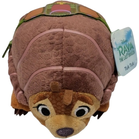 Disney NWT Tuk Tuk Raya & the Last Dragon Fold n Roll Plush Stuffed Animal 7” - Picture 8 of 12